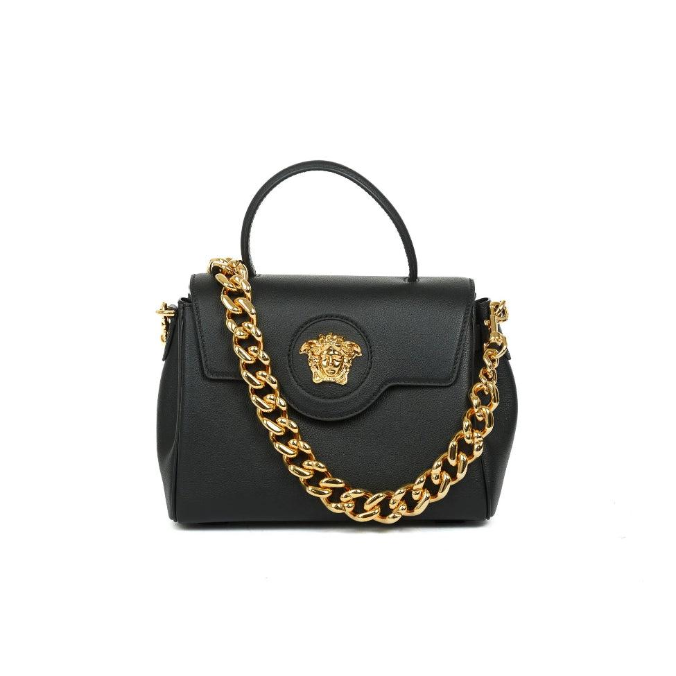 Versace La Medusa Small leather tote bag